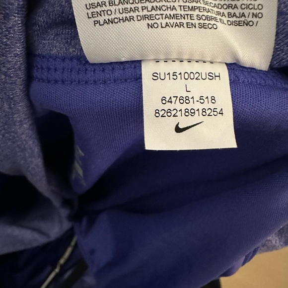 Nike Dri-Fit Shorts Sz L Purple - Picture 4 of 4